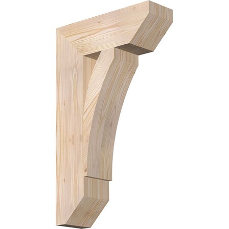 Ekena Millwork Thorton Slat Smooth Bracket, Douglas Fir, 5 1/2"W x 18"D x 30"H BKT06X18X30THR06SDF